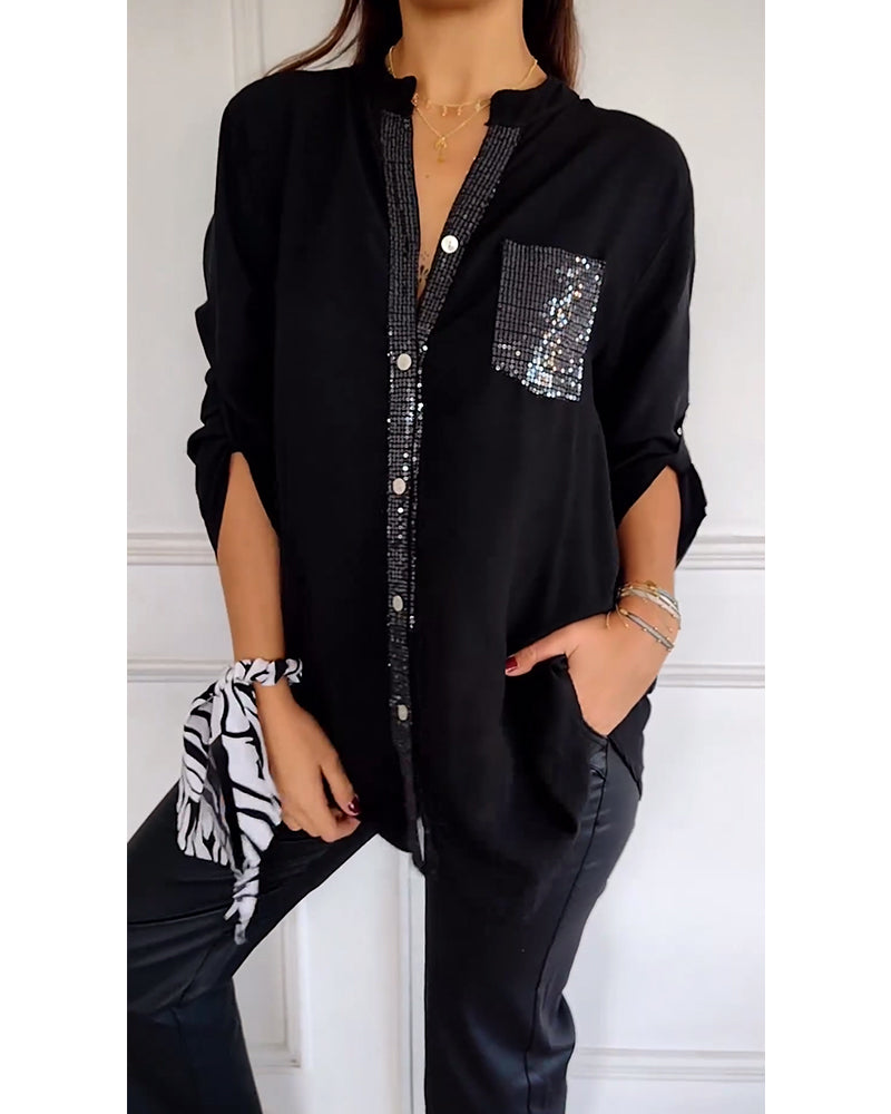 Ana - Blusa casual com botões