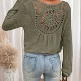 Estilo | Suéter Tricotado Trendy com Detalhe nas Costas