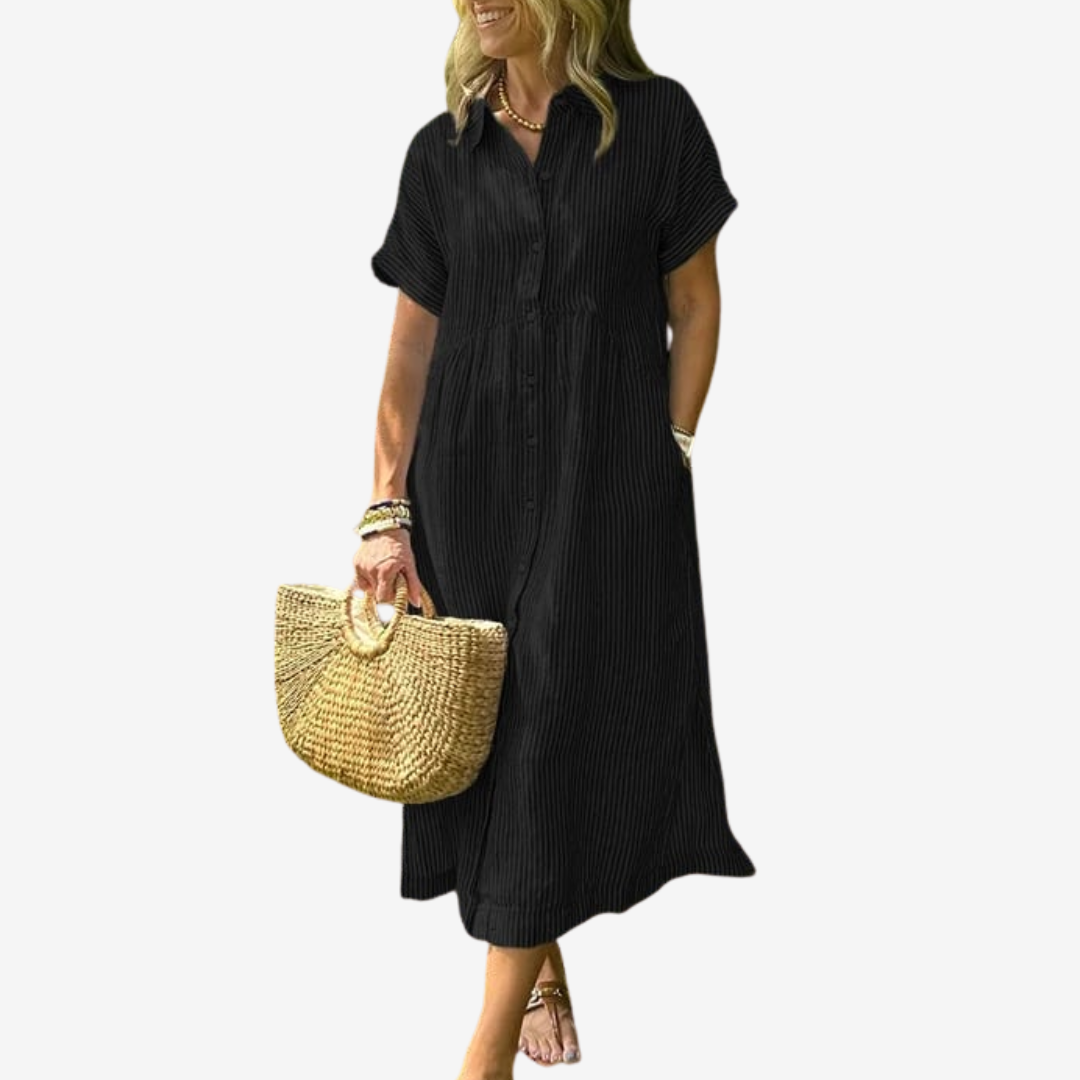 Vestido Camila leve e descontraído