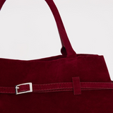 Sac Dalila em camurça bordeaux