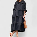 Vestido midi Léa — Elegância sem esforço para todos os dias