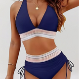 Frances – Conjunto de Bikini de Cintura Alta com Controle de Barriga