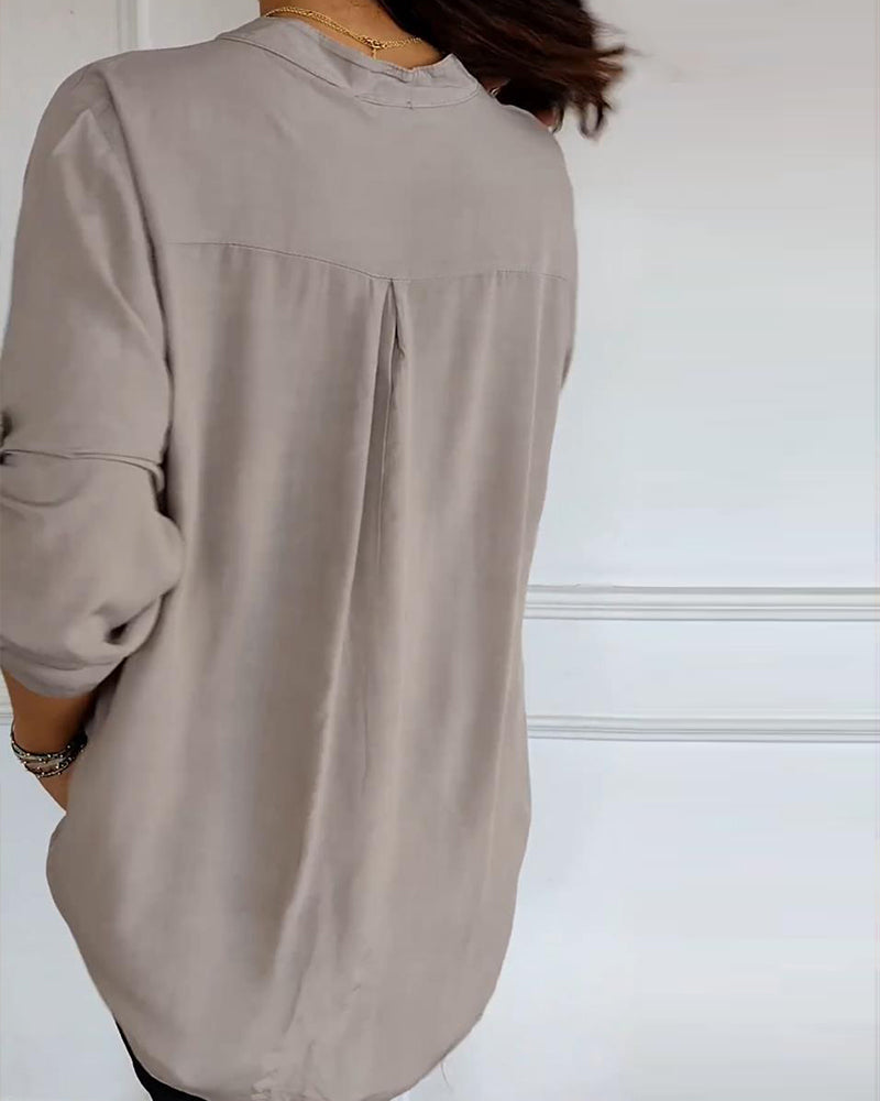 Ana - Blusa casual com botões