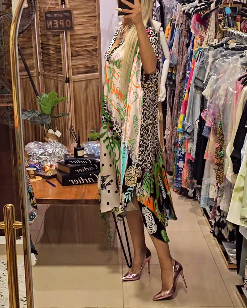Andreia - Vestido casual com decote V