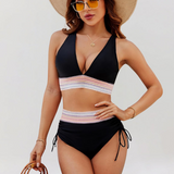 Frances – Conjunto de Bikini de Cintura Alta com Controle de Barriga