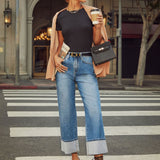 Jeans Stretch Reto e Curvado