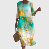 Hayley™ | Vestido Maxi Floral Estiloso