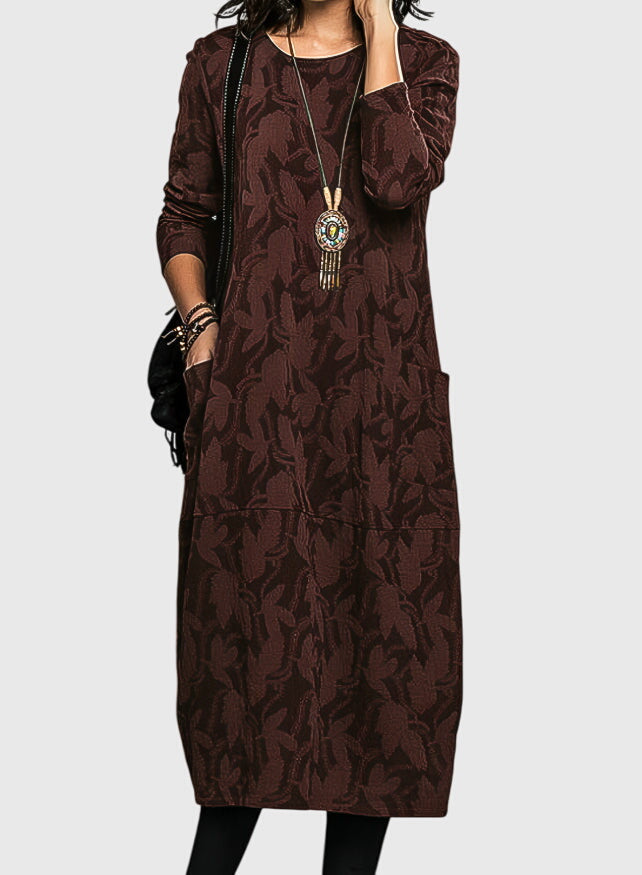 Victoria | Vestido Casual de Decote Redondo