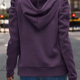 Hoodie Bella Branco com Mangas Franzidas e Estilo Casual Chic