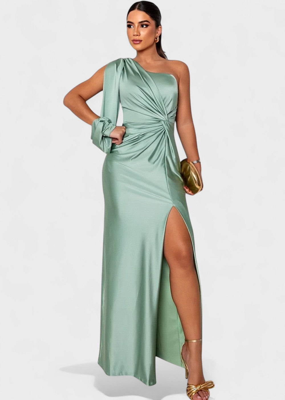 Olívia - Vestido de um ombro