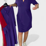 Patricia - Vestido pólo confortável