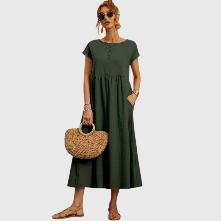 Fenella | Vestido Midi Confortável