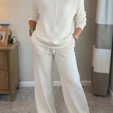 Elaine - Conjunto de duas peças chique e descontraído