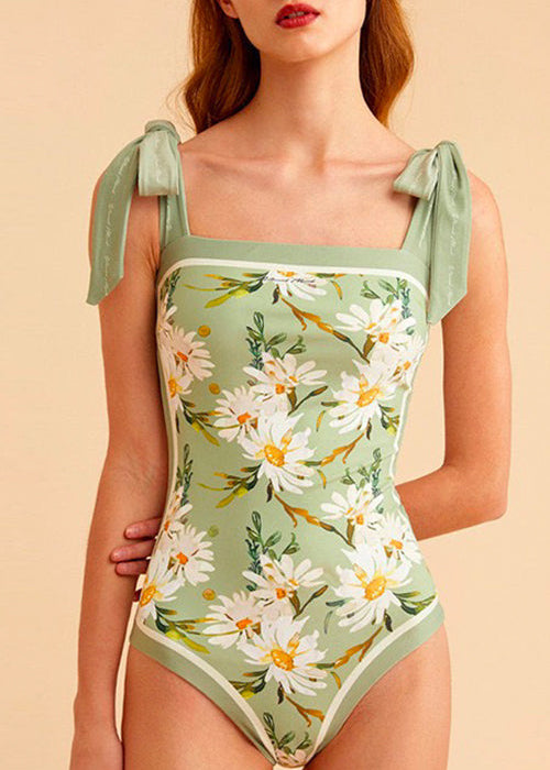 Nandine™ - Eleganter Blumenmuster-Badeanzug