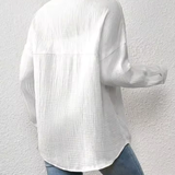 Camisa oversized Sofia leve e versátil
