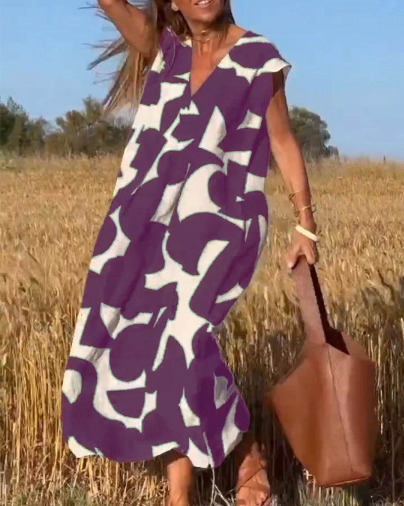 Isaura - Vestido elegante com decote em V