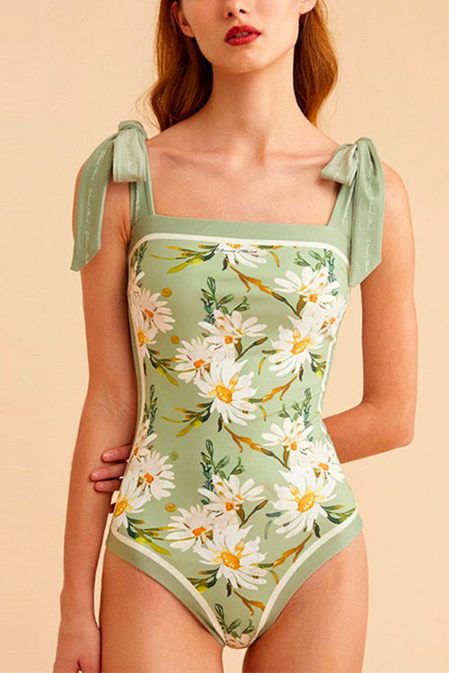 Nandine™ - Maiô Elegante com Estampa Floral