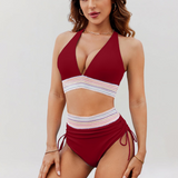 Frances – Conjunto de Bikini de Cintura Alta com Controle de Barriga
