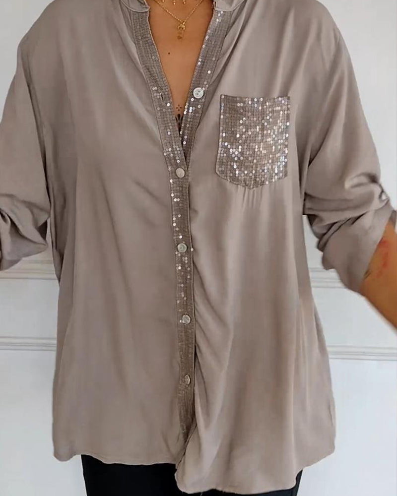 Ana - Blusa casual com botões