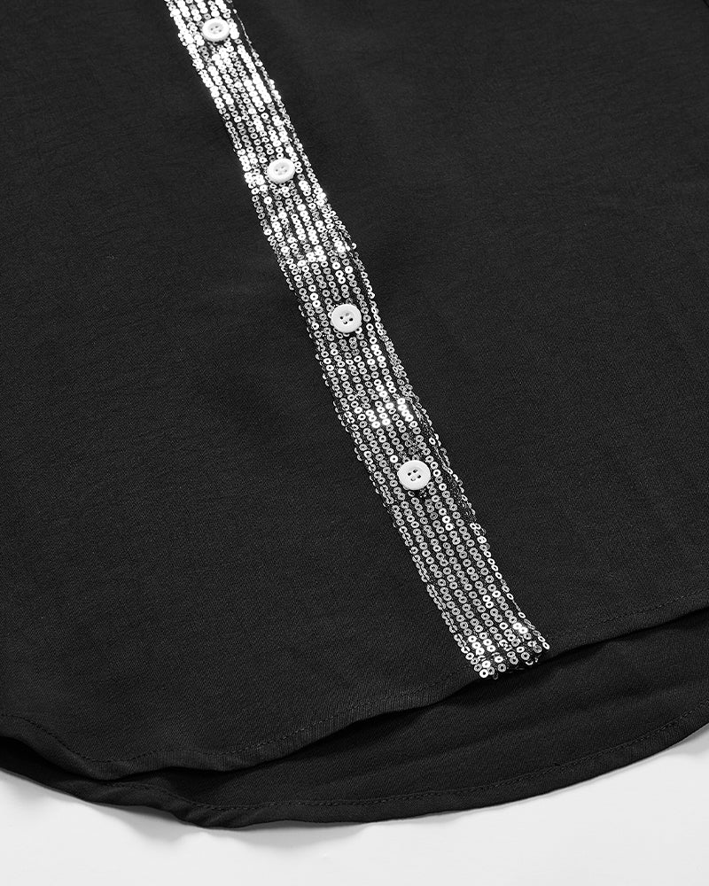 Ana - Blusa casual com botões