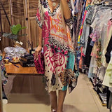 Andreia - Vestido casual com decote V