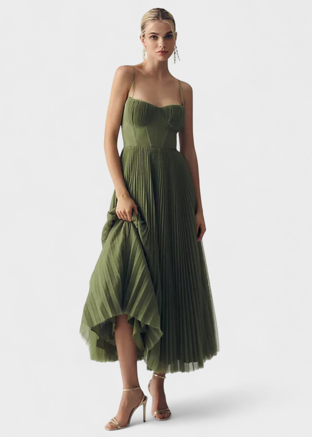 Clara - Vestido plissado