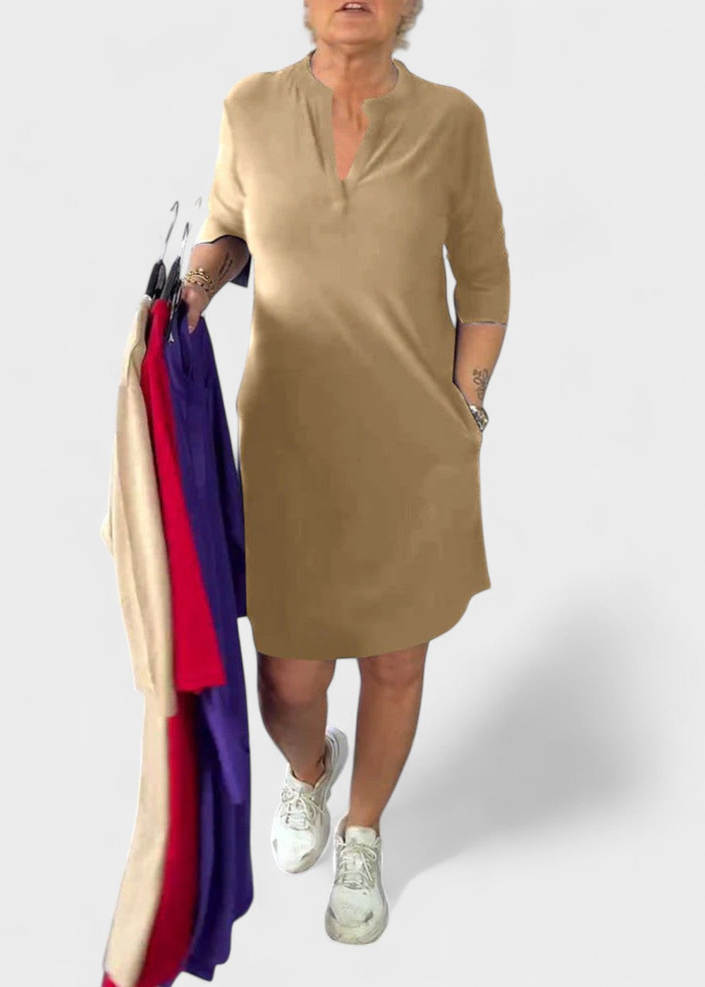 Patricia - Vestido pólo confortável