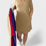 Patricia - Vestido pólo confortável