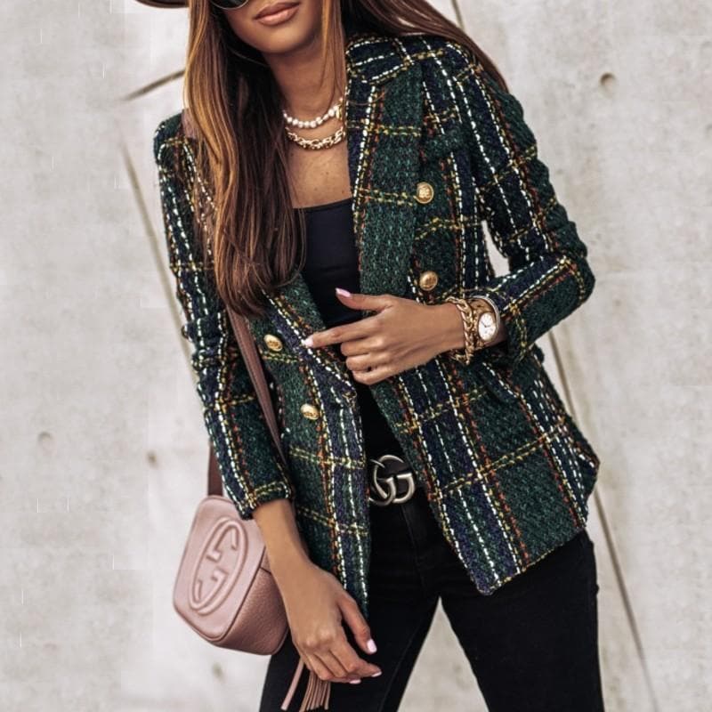 Pierina - Blazer Vintage de Manga Longa