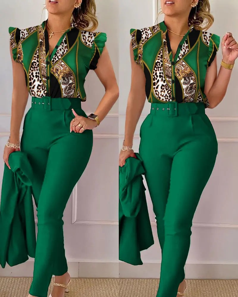 Lucy™ Conjunto Completo de Primavera 3 Peças 100% Algodão