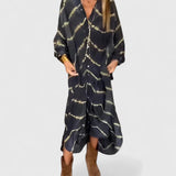 Amelie™ | Vestido Maxi Listrado Boho Elegante