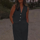 Jorja – Elegante Conjunto de Roupas Sem Mangas