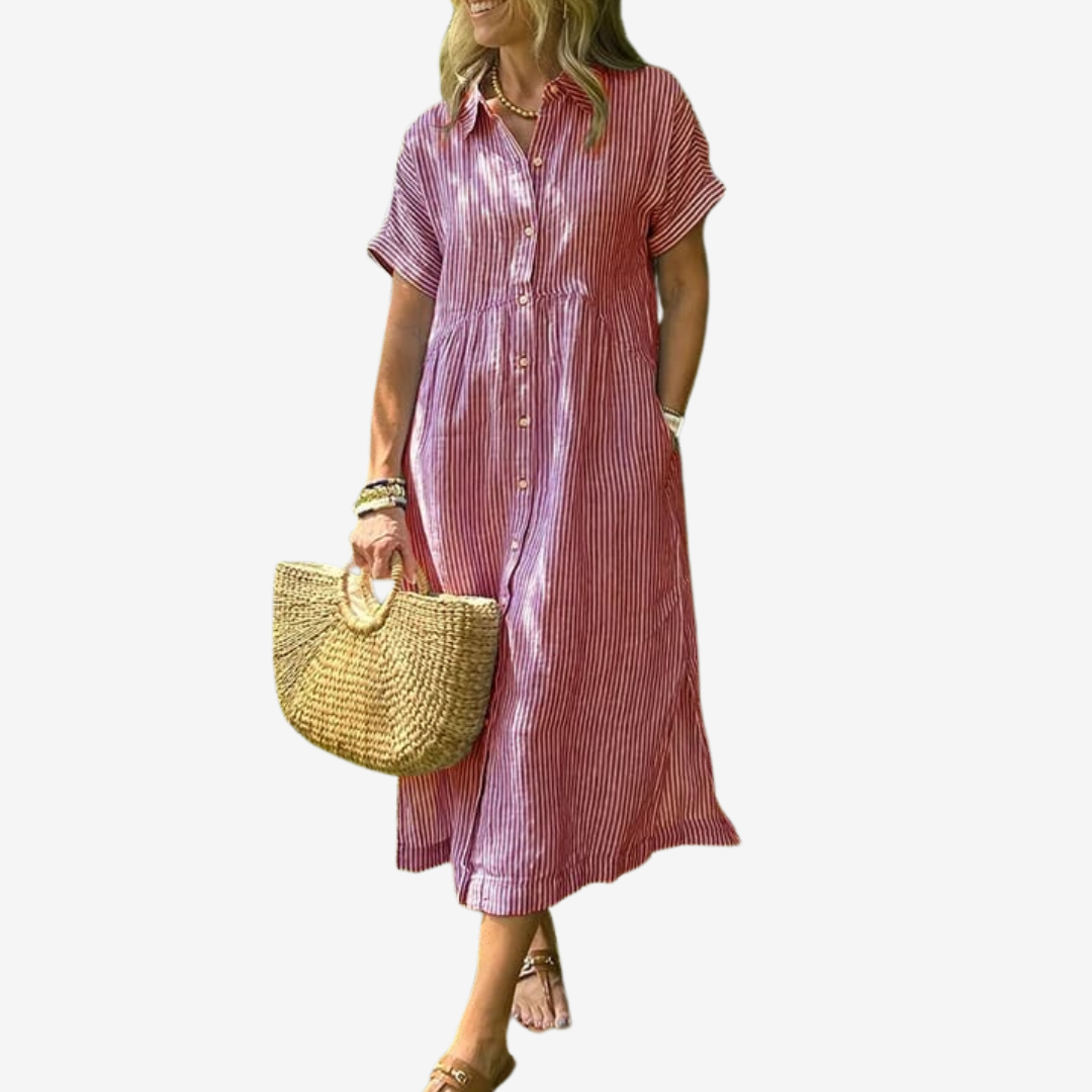 Vestido Camila leve e descontraído