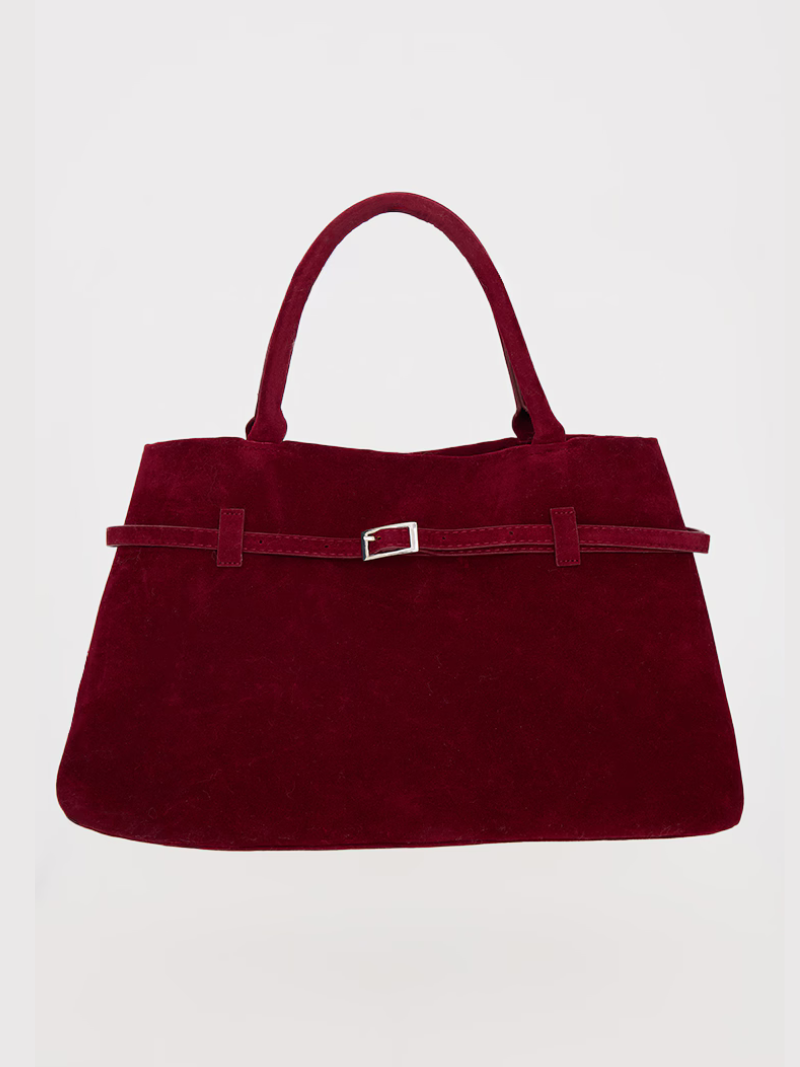 Sac Dalila em camurça bordeaux