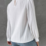 Por Olivia | Blusa Feminina com Mangas de Lanterna