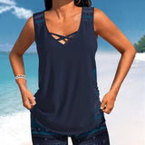 Sylvia - Tankini com estampado geométrico