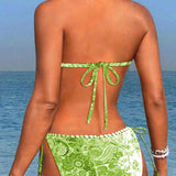Lone - Bikini Halterneck com Renda Vivid