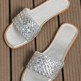 Sandálias Planas de Praia Coloridas