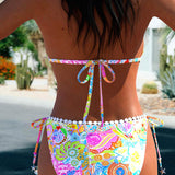 Lone - Bikini Halterneck com Renda Vivid