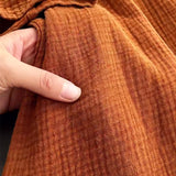 Vestido Manga Longa Liso Colarinho Simples