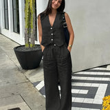 Jorja – Elegante Conjunto de Roupas Sem Mangas