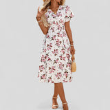 Gretalise | Vestido Midi Confortável de Verão