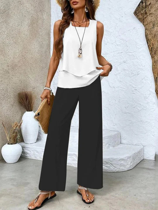 Nora | Conjunto de verão elegante de 2 peças