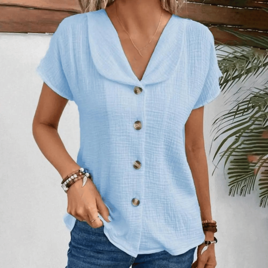 SofiaBianchi™ | Blusa com gola