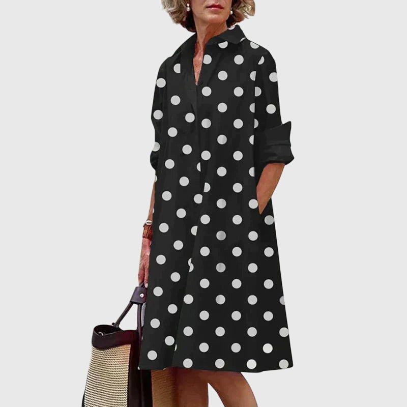 Paige™ - Vestido Elegante com Bolsos