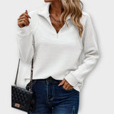 Camisola acolchoada Nara com fecho elegante