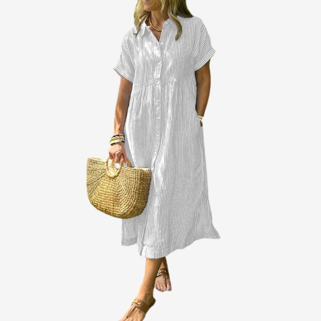 Vestido Camila leve e descontraído