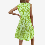 Vestido curto Amaya leve e vibrante