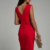 Teresa - Vestido de cocktail com pregas