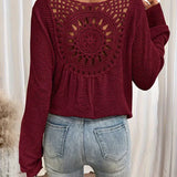 Estilo | Suéter Tricotado Trendy com Detalhe nas Costas
